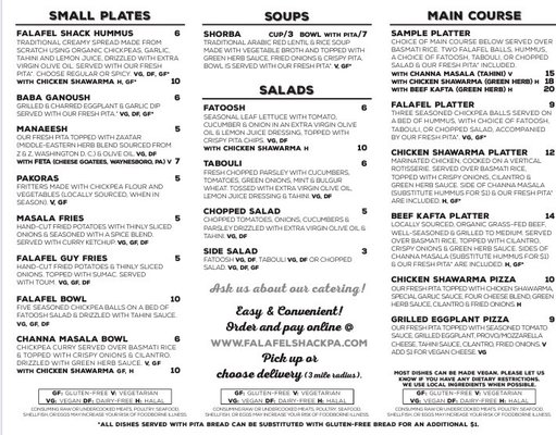 Menu photo 6 Falafel Shack Chambersburg, PA