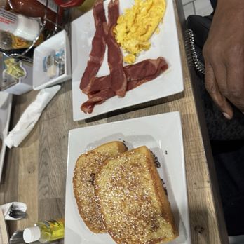 My Cafe Breakfast & Lunch - French toast with turkey bacon - Breakfast & Brunch Near Me - Fort Worth, Texas My Cafe Breakfast & Lunch - French toast with turkey bacon - Breakfast & Brunch Near Me - Fort Worth, Texas