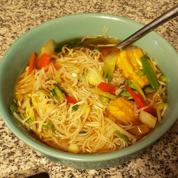 Pho Kim's - Pho Chay (Ordered take out , so my bowel) - Vietnamese Near Me - Harrisburg, Pennsylvania