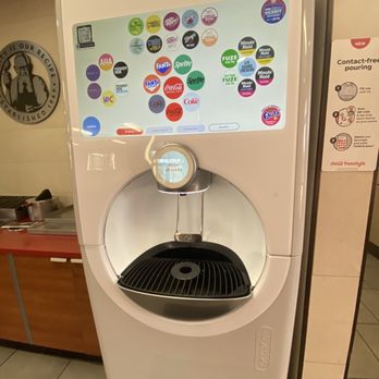 Wendy's - a water dispenser in a restaurant - Fast Food Near Me - Rancho Santa Margarita, California