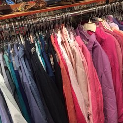 Thrift City - Clothes appear to be separated by color instead of size