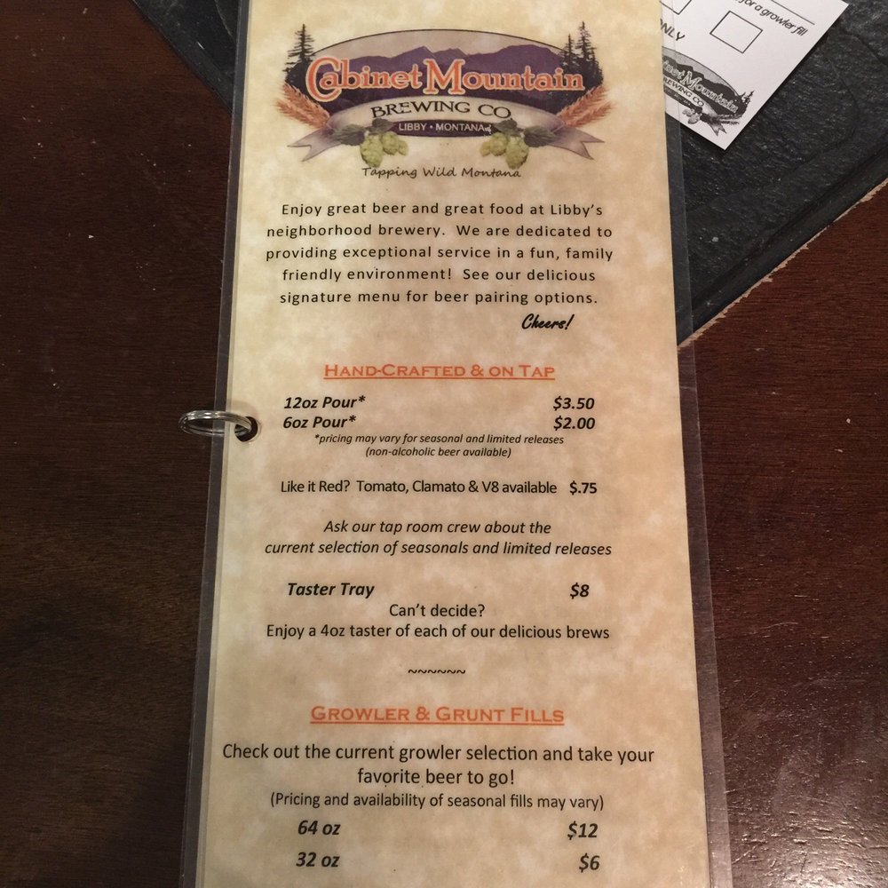 Front menu