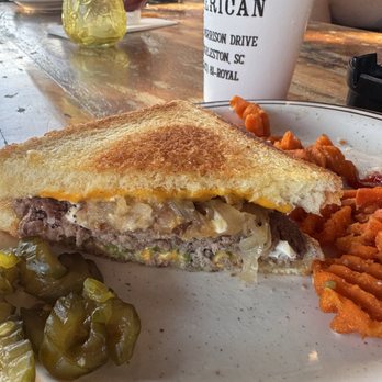 The Royal American - Patty Melt Lance's Way - American Near Me - Charleston, South Carolina The Royal American - Patty Melt Lance's Way - American Near Me - Charleston, South Carolina