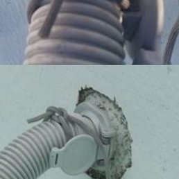Badly patch hole #3 by Discount Pool, and did not install the safety cover after initial job was done! Not a safe practice!!