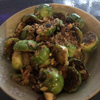 M Pocha - Brussels Sprouts - Korean Near Me - Durham, North Carolina