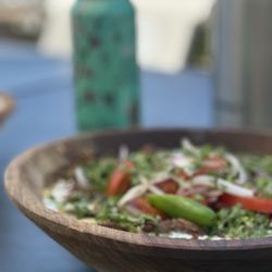 Vostok Grill - Wow! That wood bowl is where it's at.