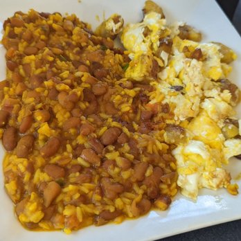 El Penol 2 - Calentado (refried rice) with scrambled eggs - Colombian Near Me - Revere, Massachusetts
