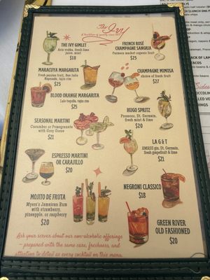 Menu photo 2 The Ivy Los Angeles, CA Menu photo 2 The Ivy Los Angeles, CA