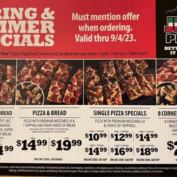 Jet's Pizza - Menu, sort of. They do not have green olives. Why so weak? - Pizza Near Me - Kentwood, Michigan Jet's Pizza - Menu, sort of. They do not have green olives. Why so weak? - Pizza Near Me - Kentwood, Michigan