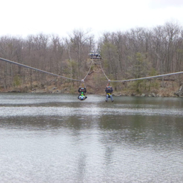 The second and longest zipline. Yes we were over a large body of water. The second and longest zipline. Yes we were over a large body of water.