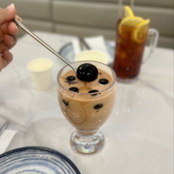 Uncle Cha Fusion Cafe - Grass Jelly Mega Ball Milk Tea - Asian Fusion Near Me - Milpitas, California Uncle Cha Fusion Cafe - Grass Jelly Mega Ball Milk Tea - Asian Fusion Near Me - Milpitas, California