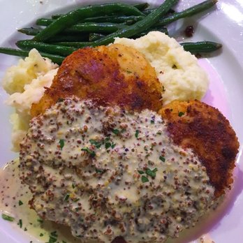 The Marshall Field's Walnut Room - Asiago Encrusted Chicken - American Near Me - Chicago, Illinois