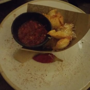 Jamie's Italian - Italian Nachos - Fried 3-cheese ravioli with a spicy tomato salsa. - Italian Near Me - Adelaide, SA