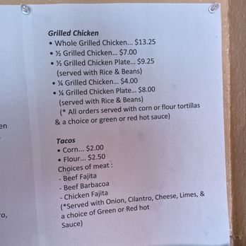 Bbq Hernandez - Menu - Mexican Near Me - Tyler, Texas