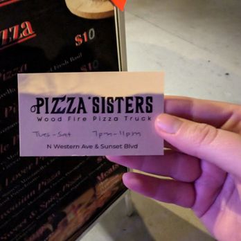 Pizza Sisters - Business card - Pizza Near Me Pizza Sisters - Business card - Pizza Near Me