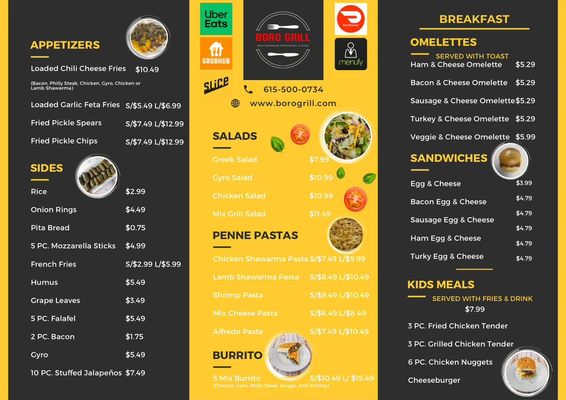 Menu photo 2 Boro Grill Murfreesboro, TN Menu photo 2 Boro Grill Murfreesboro, TN