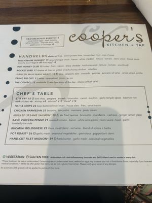 Menu photo 1 Cooper's Kitchen + Tap Las Vegas, NV Menu photo 1 Cooper's Kitchen + Tap Las Vegas, NV