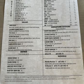 Akami Sushi - Menu - Sushi Bars Near Me - Arcadia, California