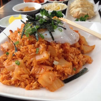 The Crew - Kimchi fried rice (lunch price ~$8.95) - Korean Near Me - San Francisco, California The Crew - Kimchi fried rice (lunch price ~$8.95) - Korean Near Me - San Francisco, California