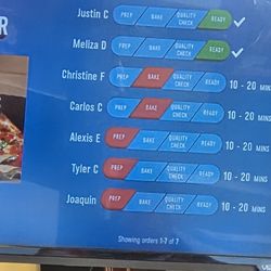 That is my order at top. Still waited 40 min