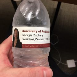 University of Redlands - Water sponsored by alumni