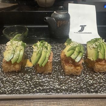 Takaramono - Spicy tuna crispy rice - Sushi Bars Near Me - Oklahoma City, Oklahoma Takaramono - Spicy tuna crispy rice - Sushi Bars Near Me - Oklahoma City, Oklahoma
