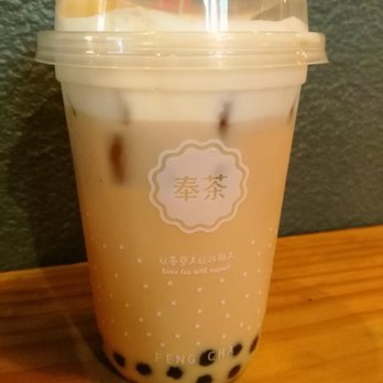 Feng Cha Austin - Classic black milk tea with tapioca and cheese foam - Coffee & Tea Near Me - Austin, Texas Feng Cha Austin - Classic black milk tea with tapioca and cheese foam - Coffee & Tea Near Me - Austin, Texas