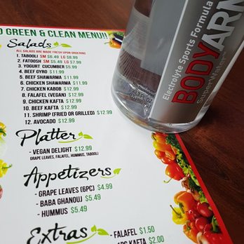 Fatima's Grill - A fraction of the menu... it all sounds so good - Mediterranean Near Me - Downey, California