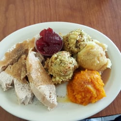 Sarah's Place Breakfast & Lunch - Fresh oven roasted turkey dinner every Thursday