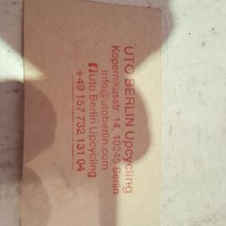 Uto Berlin Upcycling - Business card