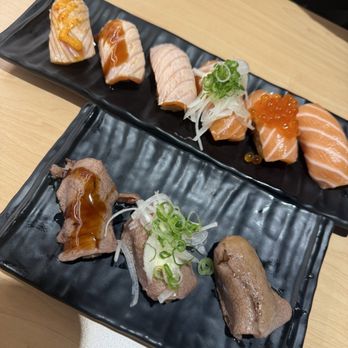 Waka Sakura - Nigiri - Conveyor Belt Sushi Near Me - Gardena, California Waka Sakura - Nigiri - Conveyor Belt Sushi Near Me - Gardena, California