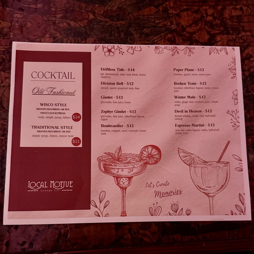 Madison Local Motive - Menu as of 4/24/26 - Venues & Event Spaces Near Me - Madison, Wisconsin