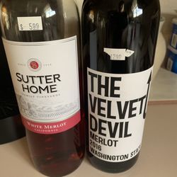 Gleneagle Liquors - White merlot and Merlot wines