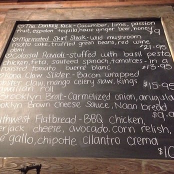 Craft Street Kitchen - Specials board (2-15-15) - New American Near Me - Trinity, Florida