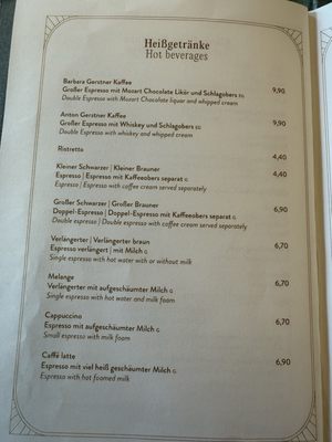 Menu photo 8 Gerstner - Schlumberger Bar Vienna, 9