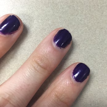 Judy's Nails La Mesa - This was 1 day after my manicure.. Nail polish didn't even last :( - Nail Salons Near Me - La Mesa, California