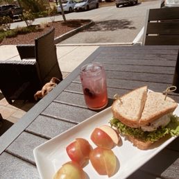 Chicken Salad, Seasonal Berry Lemonade