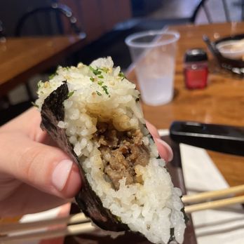 Izzi Korean Kitchen - Bulgogi ONIGIRI (RICE BALL) - Korean Near Me - Orlando, Florida Izzi Korean Kitchen - Bulgogi ONIGIRI (RICE BALL) - Korean Near Me - Orlando, Florida