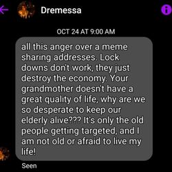 Beauty On The Run - This is not something I want from someone in the service industry!    (Also, my Grandmother has a great quality of life even at 91yrs old!)