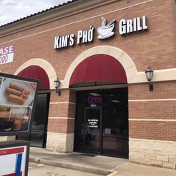 Exterior outside entrance of Kim's Pho & Grill Louetta - 12.11.21 - Houston, Texas Exterior outside entrance of Kim's Pho & Grill Louetta - 12.11.21 - Houston, Texas