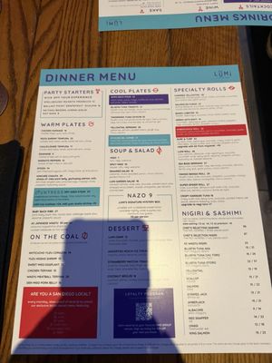 Menu photo 1 Lumi San Diego, CA Menu photo 1 Lumi San Diego, CA