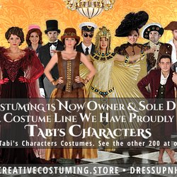 Creative Costuming - We are excited to announce that Creative Costuming is now the sole owner and distributor of Tabi's Characters Costumes!