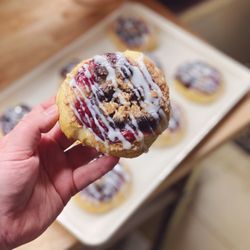 Stella’s Coffee House - Blueberry cobbler bun