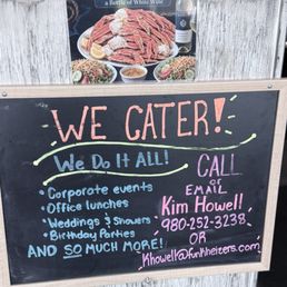 They cater! They cater!