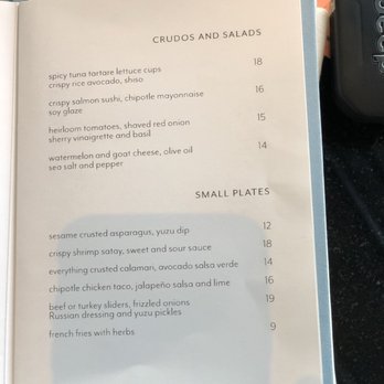 Skyhigh - Menu salad and small plates - Bars Near Me - Philadelphia, Pennsylvania
