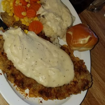 Falcon Restaurant & Lounge - County fried steak dinner. - American Near Me - Winslow, Arizona