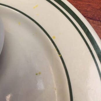 Ted's Bulletin Reston - The infamous dirty plate! I didn't catch a good photo, but there was cheddar cheese on the dish. My wrap had no cheddar in it... - Breakfast & Brunch Near Me - Reston, Virginia
