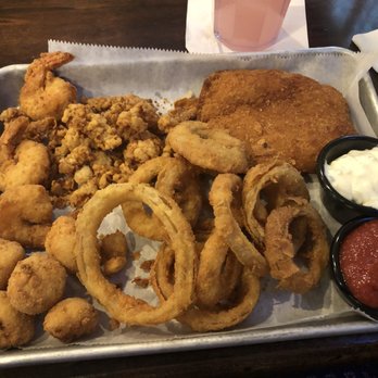 Sam's Food & Spirits - Fried Seafood Combo - American Near Me - Floyds Knobs, Indiana