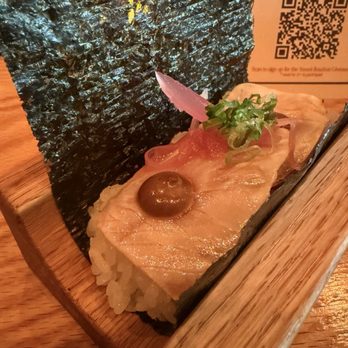 Yonsei Handrolls - Seared Albacore Black Garlic Aioli - Sushi Bars Near Me - Albany, California
