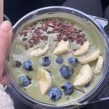 Just Juice 4 Life - Maca Madness Smoothie base with blueberries bananas and cacao - Juice Bars & Smoothies Near Me - Rochester, New York Just Juice 4 Life - Maca Madness Smoothie base with blueberries bananas and cacao - Juice Bars & Smoothies Near Me - Rochester, New York